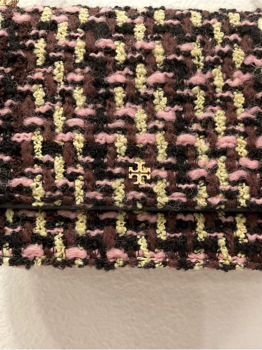 NWT Tory Burch Tweed Shoulder Bag - Picture 2 of 14
